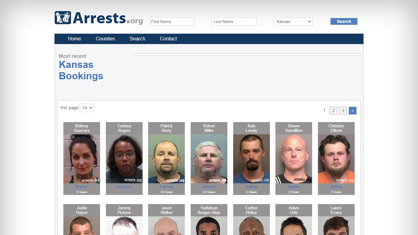 Kansas Arrests and Inmate Search